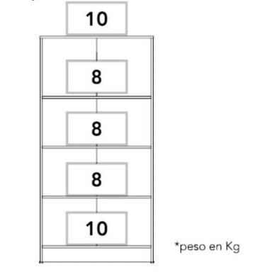 LIBRERO 2 PUERTAS FM-003N NEGRO Y CAFÉ OSCURO - 9