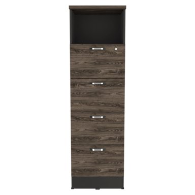 CAJONERA 161,6X47,5X45 CM FM-004N NEGRO Y CAFÉ OSCURO - 2