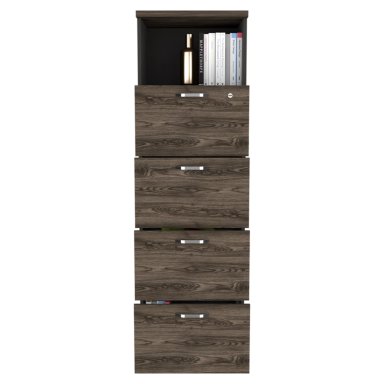 CAJONERA 161,6X47,5X45 CM FM-004N NEGRO Y CAFÉ OSCURO - 3