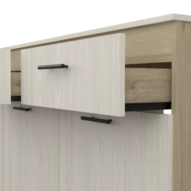 MUEBLE BASE DE COCINA 3 PUERTAS 2 CAJONES FM-003C CAFÉ CLARO - 12