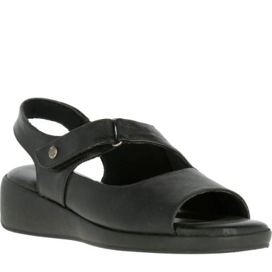 SANDALIAS MUJER HUSH-PUPPIES CUERO NEGRO LIFESTYLE 2 - 1