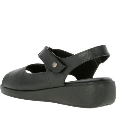 SANDALIAS MUJER HUSH-PUPPIES CUERO NEGRO LIFESTYLE 2 - 5