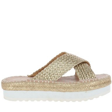 SANDALIA TROPEZ DORADO - 1