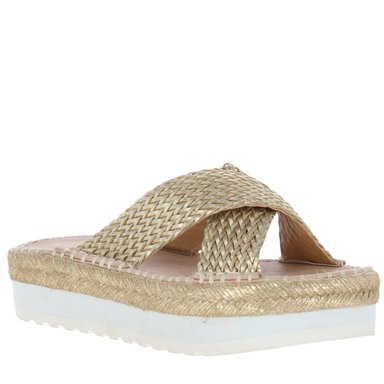 SANDALIA TROPEZ DORADO - 2