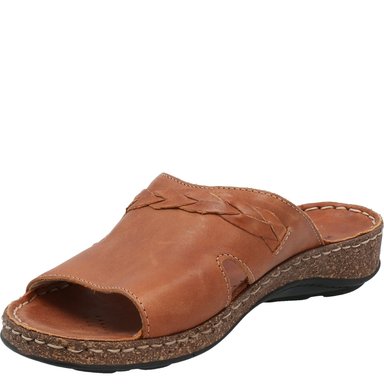 SANDALIAS MUJER ROCKFORD CUERO CAFÉ MARIPI - 5