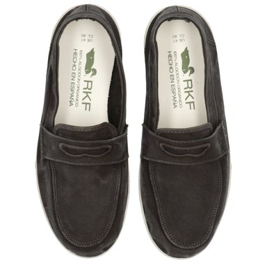 MOCASINES HOMBRE ROCKFORD TEXTIL GRIS AZULADO MINDIL - 8