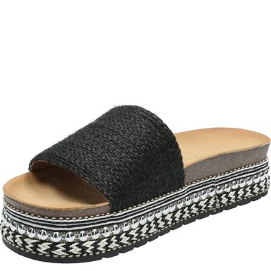 SANDALIAS MUJER AZALEIA NEGRO GLOWING - 6