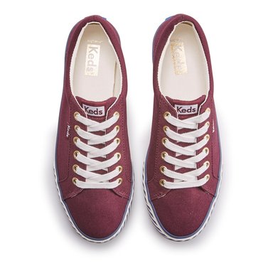 ZAPATILLAS MUJER KEDS CASUALES MORADO JUMP KICK MAJESTIC - 3