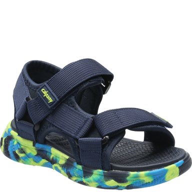 SANDALIAS NIÑO CALPANY TEXTIL CLAYD AZUL - 1