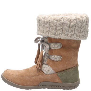 BOTA CUERO ROCKFORD NEW TAHOE CAFÉ CLARO MUJER - 6