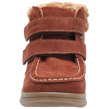 BOTIN HUSH PUPPIES KIDS KODA VELCRO CAFE  NIÑO - 4