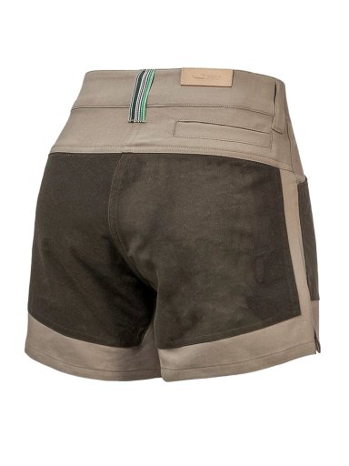 SHORT ALGODÓN REGULAR FIT MUJER ROCKFORD VERDE OSCURO CARCANS WAX - 2