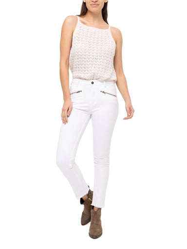 JEANS ROCKFORD NATURAL FLEX LEMAN BLANCO MUJER - 1