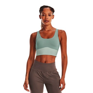 POLERA SIN MANGAS CROP MERIDIAN MUJER GRIS UNDER ARMOUR - 4