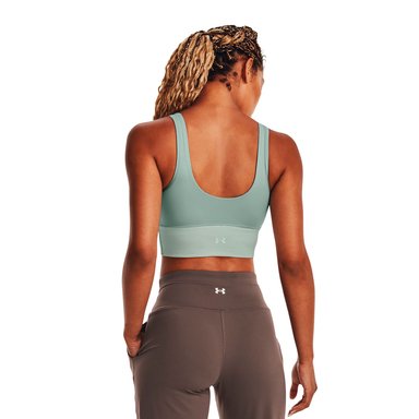 POLERA SIN MANGAS CROP MERIDIAN MUJER GRIS UNDER ARMOUR - 5