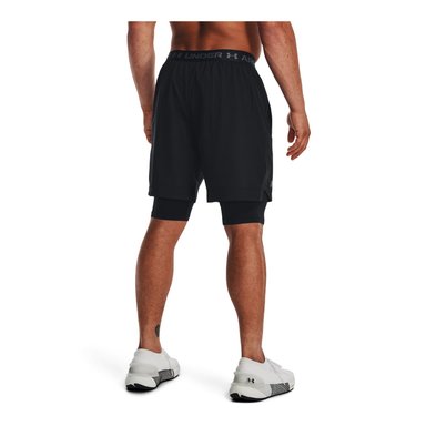SHORT TRAINING PARA HOMBRE VANISH WOVEN 2-IN-1 NEGRO UA - 5