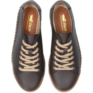 ZAPATILLAS MUJER ROCKFORD CASUALES GRIS PARDO CUERO FONTAINE - 9