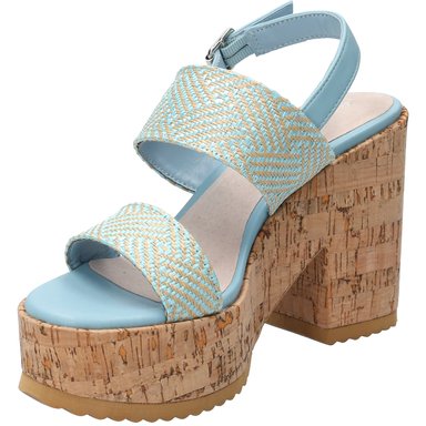 SANDALIAS MUJER AZALEIA CELESTE HATRIA - 5
