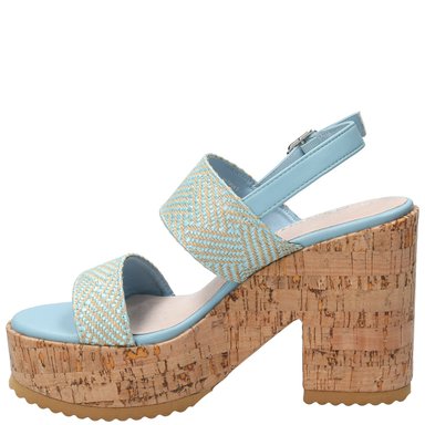 SANDALIAS MUJER AZALEIA CELESTE HATRIA - 6