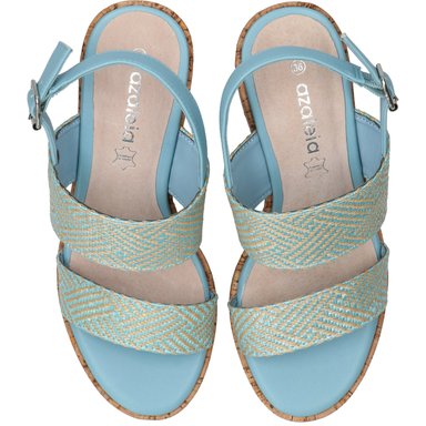 SANDALIAS MUJER AZALEIA CELESTE HATRIA - 8