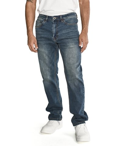 JEANS CASUAL CAT TRIBLEND STRETCH DEN AZUL HOMBRE - 5