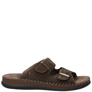 SANDALIAS HOMBRE HUSH-PUPPIES CUERO UMBE CAFÉ - 2