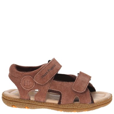 SANDALIA CUERO HUSH PUPPIES BORNEO [26-35] TAN NIÑO - 2