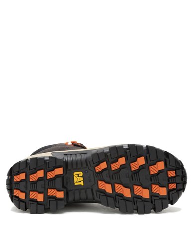 BOTA CUERO CAT INVADER MID VENT CT CAFÉ HOMBRE - 8