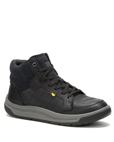 ZAPATILLA CUERO CON CAÑA CAT APA CUSH MID NEGRO HOMBRE - 1