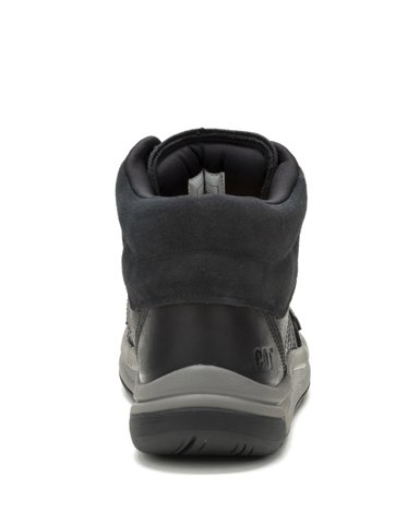 ZAPATILLA CUERO CON CAÑA CAT APA CUSH MID NEGRO HOMBRE - 5