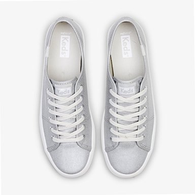 ZAPATILLA KEDS MUJER KICKSTART PLATEADA - 4