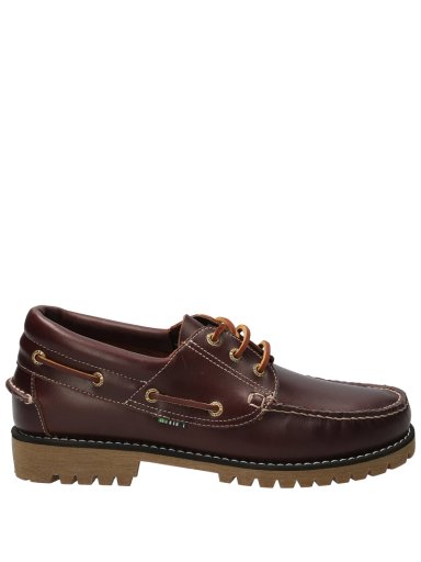 MOCASIN CUERO ROCKFORD HOMBRE NEW ROCKY IV CAFE  OSCURO - 1