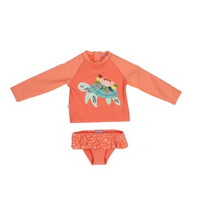 TRAJE DE BAÑO NIÑA HUSH-PUPPIES CORAL GS23-TDB/ARENA HUSH PUPPIES KIDS ARENA [1-3] - 1