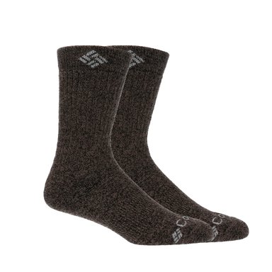 CALCETÍN OUTDOOR COLUMBIA WOOL CREW GRIS HOMBRE - 2