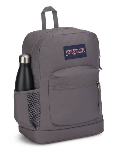 MOCHILA JANSPORT CROSS TOWN PLUS GRIS UNISEX - 3