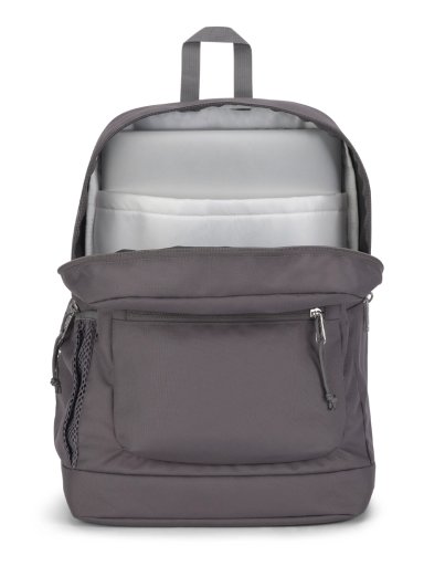 MOCHILA JANSPORT CROSS TOWN PLUS GRIS UNISEX - 4
