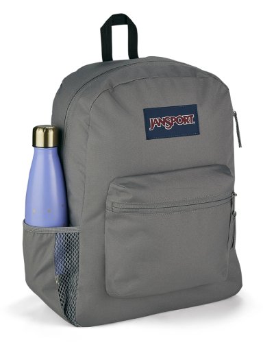 MOCHILA JANSPORT CROSS TOWN GRIS UNISEX - 3