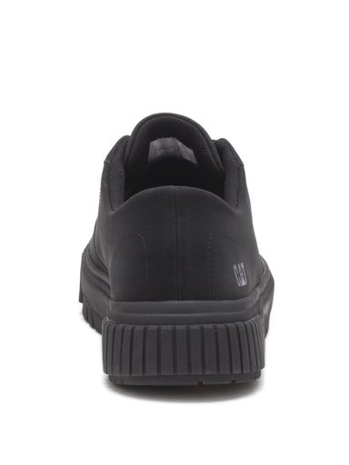 ZAPATILLAS MUJER CAT CASUALES NEGRO CUERO AMP - 5