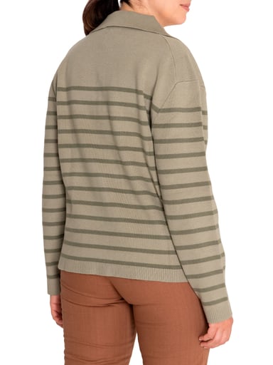 SWEATER FIBRAS RECICLADAS MUJER ROSA VERDE ROCKFORD - 7