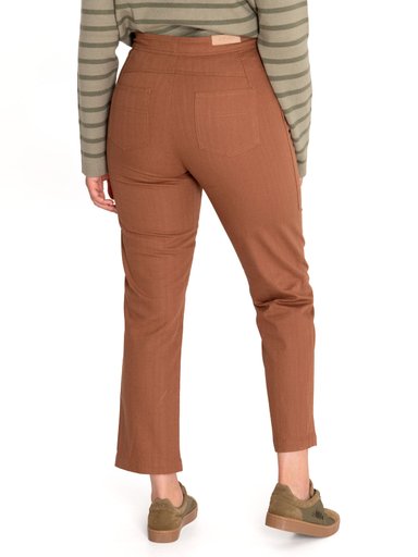 PANTALÓN ALGODÓN ORGÁNICO MUJER ISIS CAFÉ ROCKFORD - 7