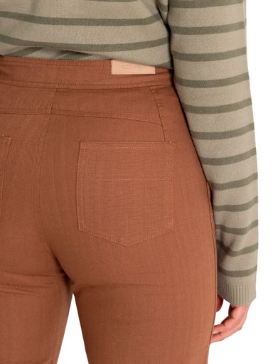 PANTALÓN ALGODÓN ORGÁNICO MUJER ISIS CAFÉ ROCKFORD - 9