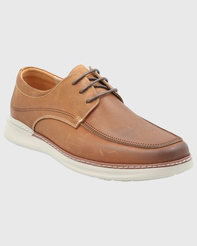 ZAPATO CUERO HOMBRE MAX G CAFÉ HUSH PUPPIES - 1
