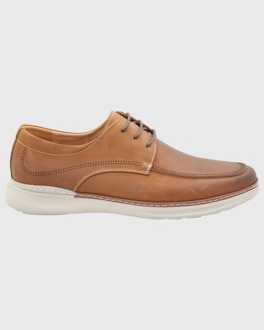 ZAPATO CUERO HOMBRE MAX G CAFÉ HUSH PUPPIES - 2