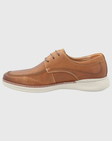 ZAPATO CUERO HOMBRE MAX G CAFÉ HUSH PUPPIES - 6