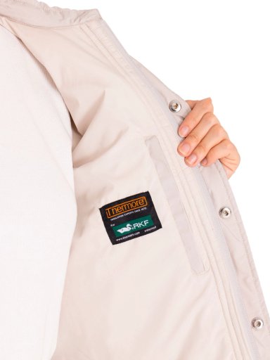PARKA THERMORE MUJER DUGARD GRIS ROCKFORD - 9