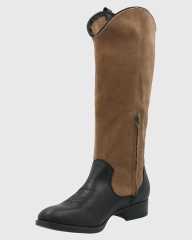 BOTA CUERO MUJER CAMI NEGRO HUSH PUPPIES - 5