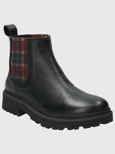 BOTÍN MUJER HUSH PUPPIES CUERO NEGRO LACOCK CASUAL - 1