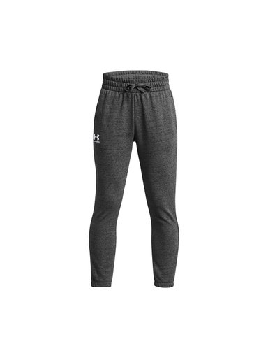 JOGGERS DE RIZO UA RIVAL GRIS PARA NIÑA UNDER ARMOUR - 1