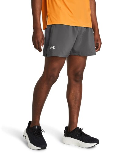 SHORTS HOMBRE UNDER ARMOUR GRIS UA LAUNCH DE 5' - 4