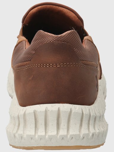 SLIP ON CUERO HOMBRE SPINAL UP CAFÉ HUSH PUPPIES - 7